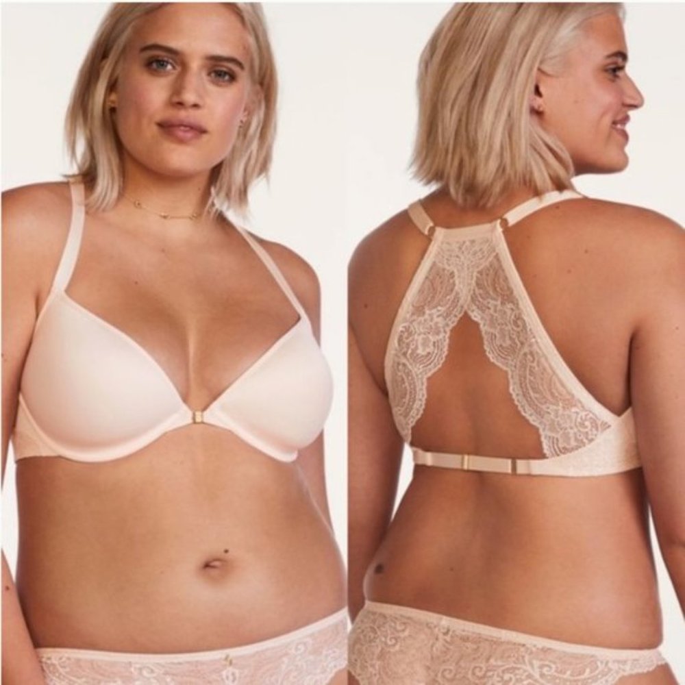 THIRDLOVE Artisan Lace Racerback Front Closure Bra